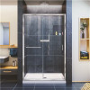 Dreamline Infinity-Z 44 To 48 In. X 72 In. Semi-Frameless Sliding Shower Door In Chrome