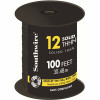 Southwire 100 Ft. 12 Black Solid Cu Thhn Wire