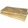 Msi Riviera Gold 2 In. X 12 In. X 24 In. Travertine Pool Coping (15 Pieces/30 Sq. Ft./Pallet)