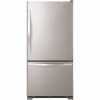 Whirlpool 22 Cu. Ft. Bottom Freezer Refrigerator In Stainless Steel With Spill Guard Glass Shelves