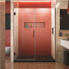 Dreamline Unidoor Plus 59.5 To 60 In. X 72 In. Frameless Hinged Shower Door In Oil Rubbed Bronze