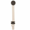 Westbrass Sch. 40 Pvc Tub Waste With Tip-Toe Drain And Closing Overflow, Oil Rubbed Bronze