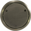 Westbrass Round Replacement, Full Or Partial Closing Metal Overflow, Satin Nickel