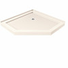 Dreamline Slimline 38 In. X 38 In. Neo-Angle Shower Tray In Biscuit