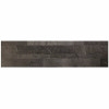 Aspect 23.6 In. X 5.9 In. Charcoal Slate Peel And Stick Stone Decorative Tile Backsplash