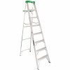 Louisville Ladder 8 Ft. Aluminum Step Ladder, 225 Lbs. Load Capacity Type Ii Duty Rating