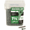 Backer-On #9 X 1-5/8 In. Serrated Flat Head Star Drive Cement Board Screws (575-Pack)