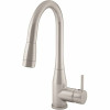 Symmons Sereno Single-Handle Pull-Down Sprayer Kitchen Faucet In Stainless Steel