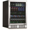 24 In. 177 (12 Oz) Can Built-In Beverage Cooler Fridge W/ Precision Temp. Controls, Adjustable Shelves - Stainless Steel