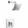 Kohler Loure 1-Spray 6.3 In. Single Wall Mount Fixed Shower Head In Polished Chrome