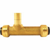 Tectite 1/2 In. Brass Push-To-Connect X Push-To-Connect X Copper Tube Size Adapter Slip Tee