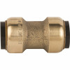 Tectite 3/4 In. Brass Push-To-Connect Coupling