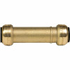 Tectite 1 In. Brass Push-To-Connect Slip Repair Coupling