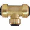 Tectite 1 In. X 1 In. X 3/4 In. Brass Push-To-Connect Reducer Tee