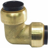 Tectite 3/4 In. Brass Push-To-Connect 90-Degree Elbow