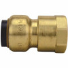 Tectite 1/2 In. Brass Push-To-Connect X Female Pipe Thread Adapter