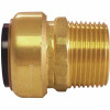 Tectite 1 in. Brass Push-to-Connect x Male Pipe Thread Adapter