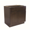 Design House Brookings Plywood Ready To Assemble Shaker 48X34.5X24 In. 2-Door Sink Base Kitchen Cabinet In Espresso