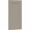 Hampton Bay Dove Gray 0.65 In. X 29.37 In. X 14.50 In. Shaker Island Decorative End Panel