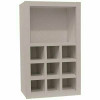 Shaker 18 in. W x 12 in. D x 30 in. H Assembled Wall Kitchen Cabinet in Dove Gray with Configurable Shelves & Dividers
