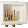 Tectite 1/2 In. Brass Push-To-Connect X 3/4 In. Male Hose Thread Washing Machine Outlet Box With Water Hammer Arrestors