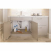 Xtreme Mats 31 In. X 22 In. Beige Kitchen Depth Under Sink Cabinet Mat Drip Tray Shelf Liner