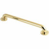 Kingston Brass Meridian 18 In. X 1-1/4 In. Concealed Screw Grab Bar In Polished Brass