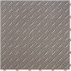 Swisstrax 15.75 in. x 15.75 in. Slate Grey Diamond Trax 25-Tile Modular Flooring Pack (43 sq. ft./case)
