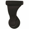 Soss 1-3/4 In. Textured Black Push/Pull Passage Hall/Closet Latch With 2-3/4 In. Door Handle Backset