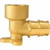 Apollo 3/4 In. Brass Pex-A Expansion Barb X 3/4 In. Female Pipe Thread Adapter 90-Degree Drop-Ear Elbow