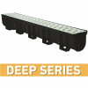 U.S. Trench Drain Deep Series 5.4 In. W X 5.4 In. D X 39.4 In. L Trench And Channel Drain Kit W/Stainless Steel Grate
