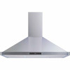 Winflo 36 In. 520 Cfm Convertible Wall Mount Range Hood In Stainless Steel With Mesh Filters And Touch Sensor Control