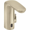 Nextgen Selectronic Single Hole Touchless Bathroom Faucet With 0.35 Gpm Smartherm And Above Deck Mixer In Brushed Nickel