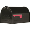 Gibraltar Mailboxes Marshall Large, Locking, Steel, Post-Mount Mailbox, Black