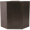 Design House Brookings Plywood Assembled Shaker 24X30X12 In. 1-Door Corner Wall Kitchen Cabinet In Espresso