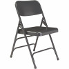 National Public Seating Blue Metal Stackable Folding Chair (Set Of 4)