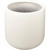 Vasesource 15 in. x 28 in. Matte Black Fiberstone Rectangular Planter