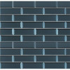 Msi Tahiti Blue Beveled 2.5 In. X 8 In. X 8 Mm Mixed Glass Subway Tile (5.6 Sq. Ft. / Case)