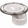 Oatey 3 In. Pvc Open Offset Toilet Flange With Stainless Steel Ring