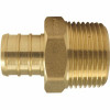 Apollo 3/4 In. Brass Pex Barb X 3/4 In. Male Pipe Thread Adapter (5-Pack)