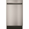 Haier 18 In. Stainless Steel Top Control Dishwasher 120-Volt With Stainless Steel Tub And 47 Dba
