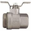 Apollo 1-1/2 In. Stainless Steel Fnpt X Fnpt Full-Port Ball Valve With Tee Handle
