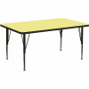 Flash Furniture Yellow Kids Table - 305959625