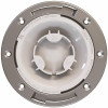 Oatey Fast Set 3 In. Pvc Hub Spigot Toilet Flange With Test Cap And Stainless Steel Ring
