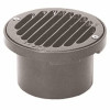 Zurn 4 In. Round Abs Floor Drain With Cast Iron Strainer