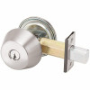 Yale Satin Chrome Finish Schlage C Keyed Cylinder By Cylinder Yale Mechanical Deadbolt