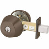 Yale 613E Dark Satin Bronze Cylinder By Cylinder Yale Mechanical Deadbolt