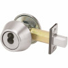 Yale Commercial Locks And Hardware D Series Satin Chrome Deadbolt Cylinder By Cylinder Sfic Cylinder Prep Less Cylinder