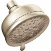 Cleveland Faucet Group Cfg 4-Spray 4.3 In. Single Wall Mount Fixed Adjustable Shower Head In Brushed Nickel