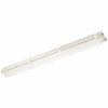 Hubbell Lighting Lxen 4 Ft. 64-Watt Equivalent Integrated Led White Vaportite Strip Light, 4000K With Frosted Acrylic Lens